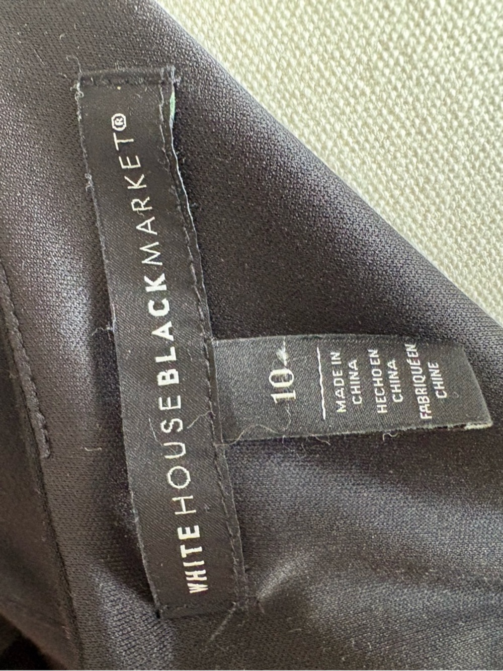 White House Black Market Black Boatneck Sheath Dress - Picture 4 of 5